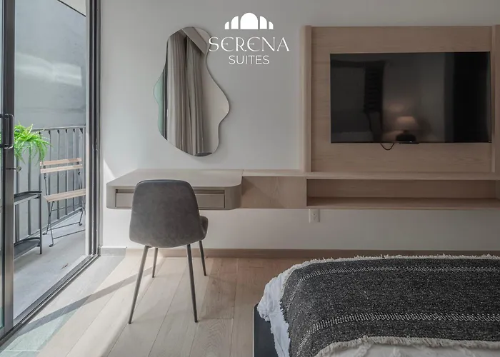 Apartment Elegant With Ac And Skydeck Pool In Condesa Mexico City
